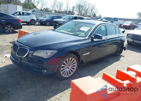 2009 BMW 750Li z USA, uszkodzony, nr VIN WBAKB83589CY60245